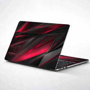 Universal Laptop Skin - 3D Grey Magenta Laptop Skin