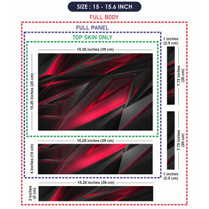 Universal Laptop Skin - 3D Grey Magenta Laptop Skin