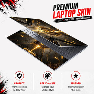 A Logo Superhero Aegis Eternal Laptop Skin - View 3