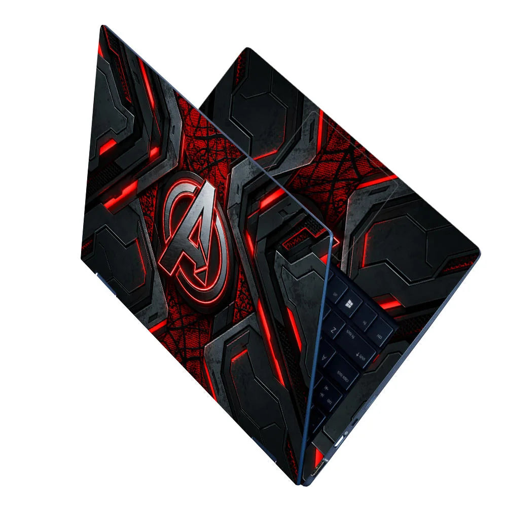 A Logo Superhero Eternal Throne Laptop Skin - View 2