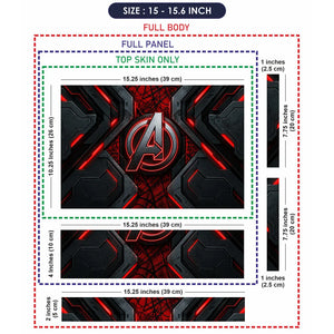A Logo Superhero Eternal Throne Laptop Skin - View 8