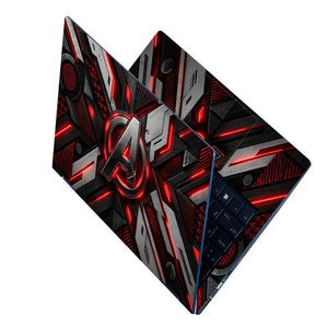 A Logo Superhero Quantum Field Laptop Skin - View 2