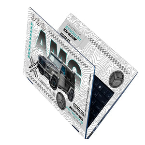 AMG G63 SUV White Laptop Skin - View 2