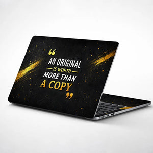 An Original Worth Copy Laptop Skin - View 1