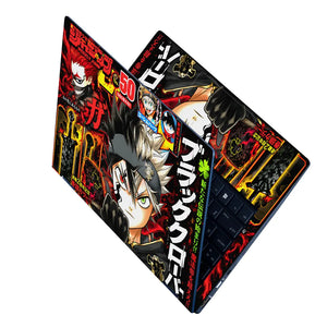 Anime Black Clover Asta and Magna Weekly Jump Cover Laptop Skin - View 2