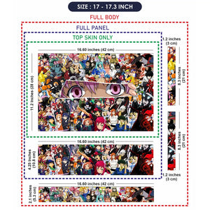 Anime Crossover Laptop Skin - View 9