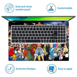 Anime Digimon Dragon Ball Laptop Skin - View 5
