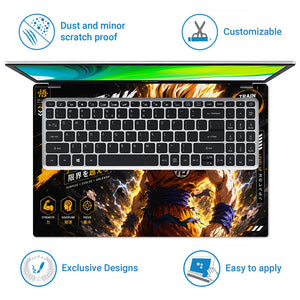 Anime Dragon Ball Goku Break Your Limits Laptop Skin - View 5