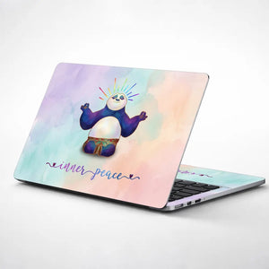 Anime Kung Fu Panda Po Galaxy Watercolor.jpg Laptop Skin - View 1