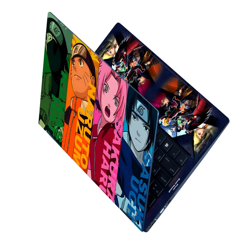Anime Naruto Sasuke Sakura Kakashi Laptop Skin - View 2