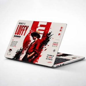 Anime One Piece Luffy Captain Laptop Skin - View 1