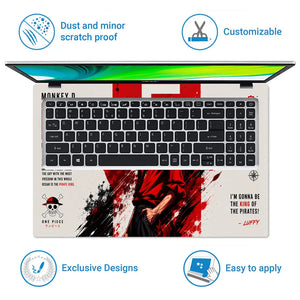 Anime One Piece Luffy Captain Laptop Skin - View 5