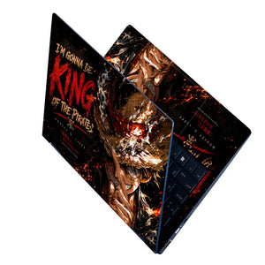 Anime One Piece Luffy King Laptop Skin - View 2