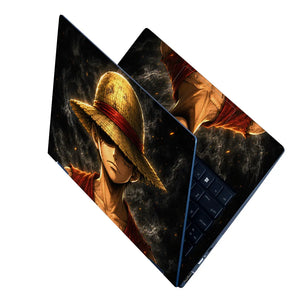Anime One Piece Luffy Shadowed Straw Hat Laptop Skin - View 2