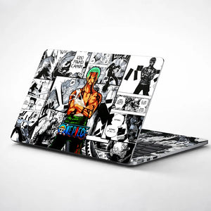 Anime One Piece Roronoa Zoro Manga Laptop Skin - View 1