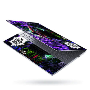 Anime One Piece Zoro King Of Hell Purple Laptop Skin - View 3