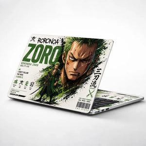 Anime One Piece Zoro Legendary Laptop Skin - View 1