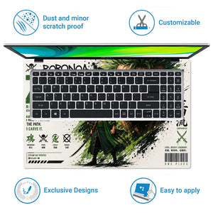 Anime One Piece Zoro Legendary Laptop Skin - View 5