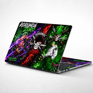Anime One Piece Zoro Triptych Variants Laptop Skin - View 1