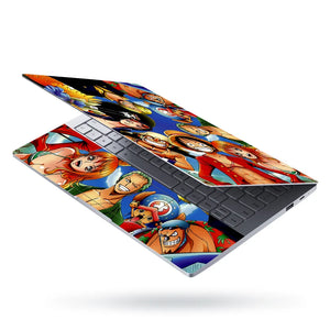 Anime Round View Collage Laptop Skin - View 3