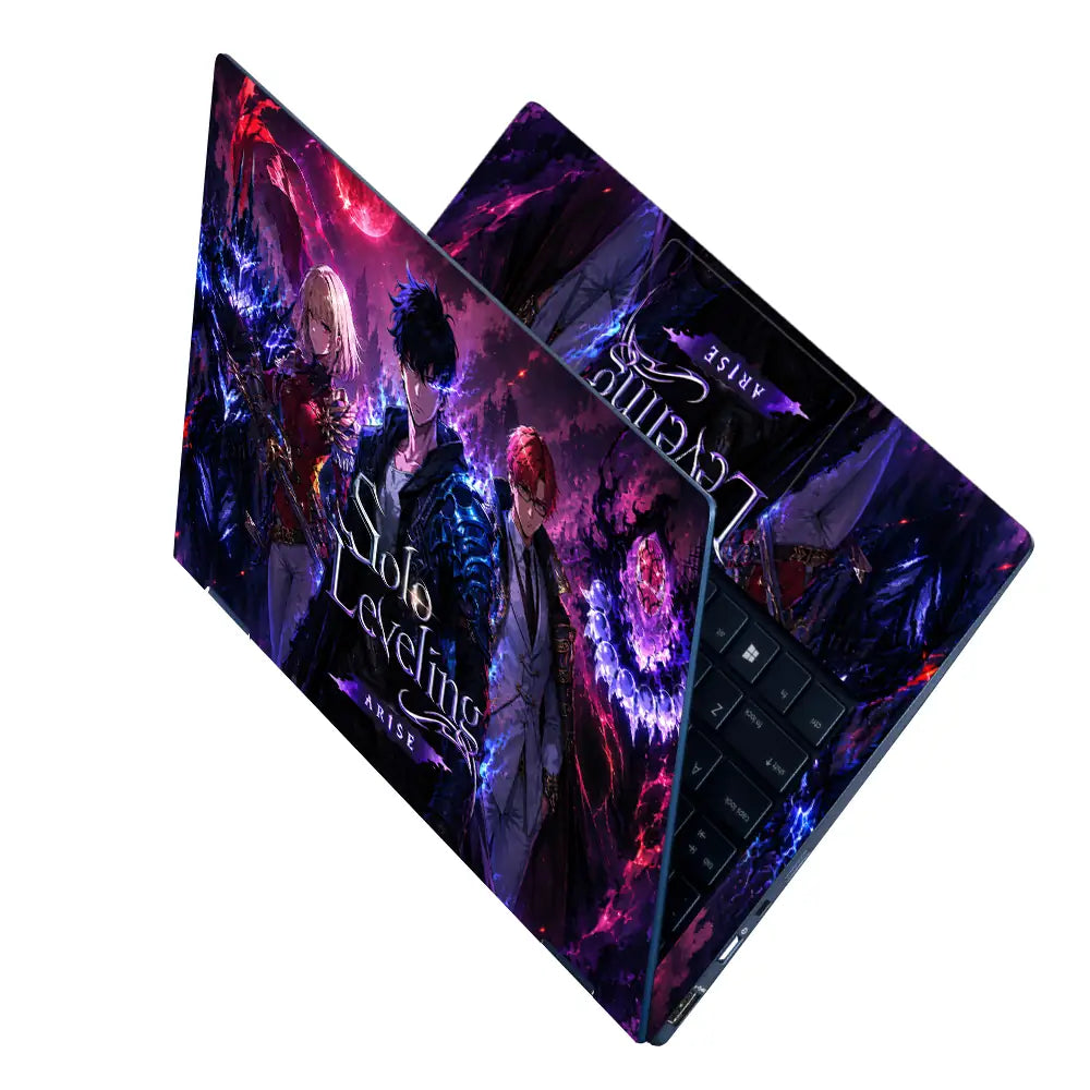 Anime Solo Leveling Arise Trio Moon Laptop Skin - View 2