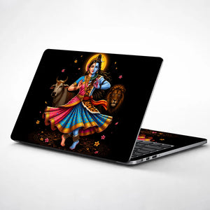 Ardhanari Dance Cow Lion Laptop Skin - View 1