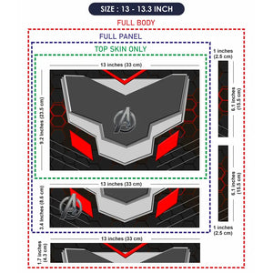 Avengers Armor Shield Laptop Skin - View 6