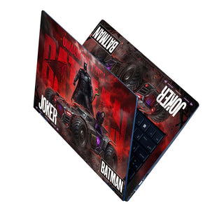 Batman Joker Batmobile Unmask Laptop Skin - View 2
