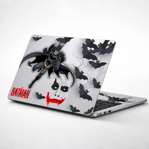 Batman vs Joker Theme Laptop Skin - View 1
