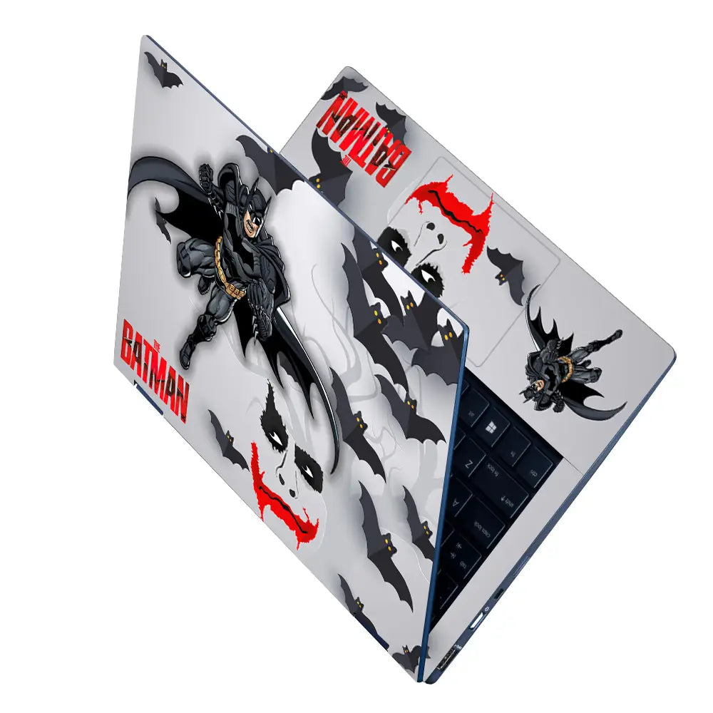 Batman vs Joker Theme Laptop Skin - View 2