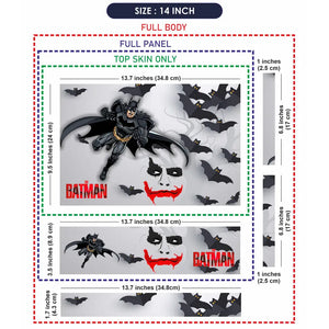 Batman vs Joker Theme Laptop Skin - View 7
