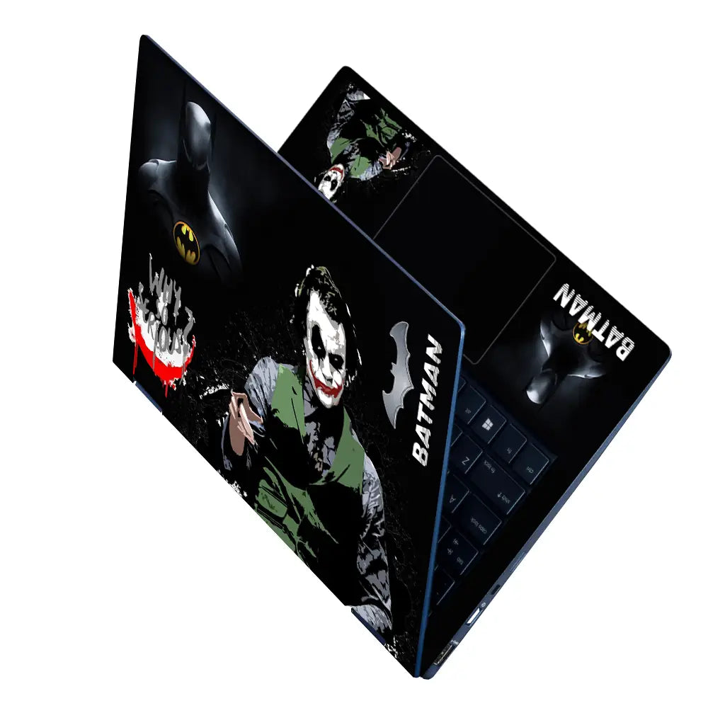 Batman Why So Serious Laptop Skin - View 2