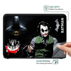 Batman Why So Serious Laptop Skin - View 4