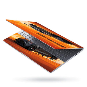 Black AMG GT Laptop Skin - View 3