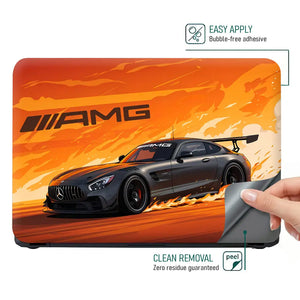 Black AMG GT Laptop Skin - View 4