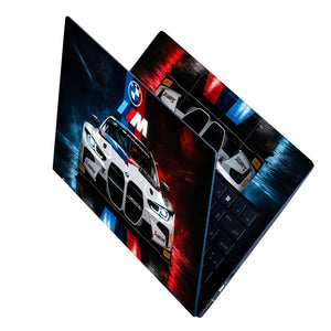 BMW M4 GT3 Front Dark Laptop Skin - View 2