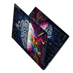 Breaking 101 Left Right Brain Laptop Skin - View 2