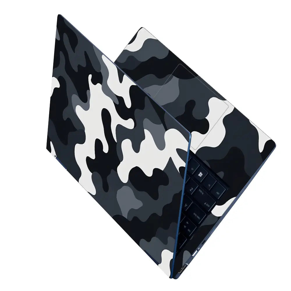 Camouflage Arctic Urban Laptop Skin - View 2