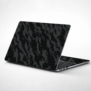 Camouflage Black Halftone Laptop Skin - View 1