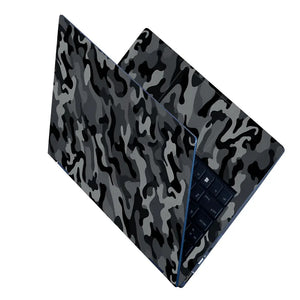 Camouflage Charcoal Urban Laptop Skin - View 2