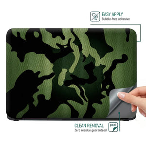 Camouflage Deep Forest Laptop Skin - View 4