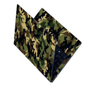 Camouflage Forest Woodland Laptop Skin - View 2