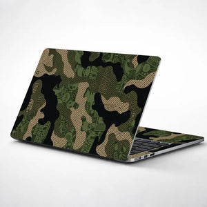 Camouflage Green Reptile Laptop Skin - View 1