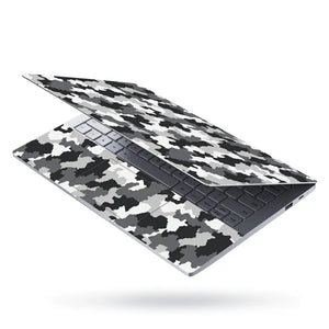 Camouflage Grey Urban Laptop Skin - View 3