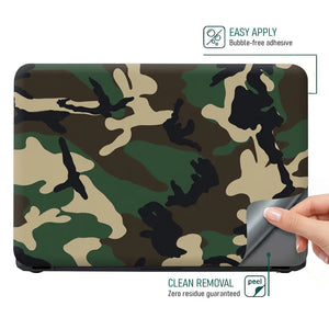 Camouflage M81 Woodland Laptop Skin - View 4