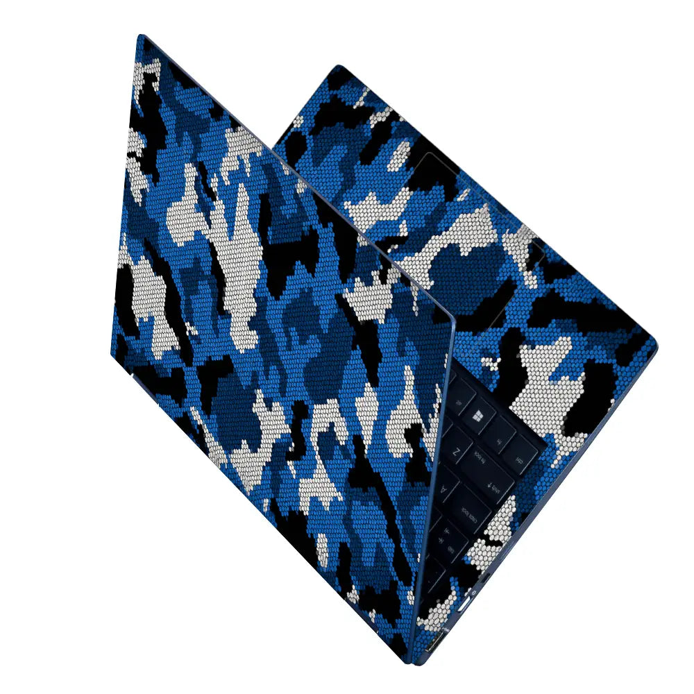 Camouflage Navy Urban Laptop Skin - View 2