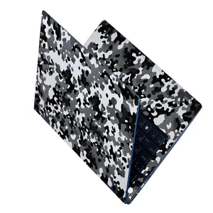 Camouflage Snowstorm Urban Laptop Skin - View 2