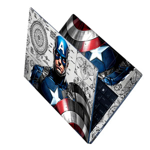 Captain America Comic Pop Art Shield Laptop Skin - View 2