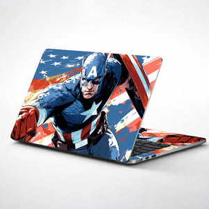 Captain America Heroic Laptop Skin - View 1
