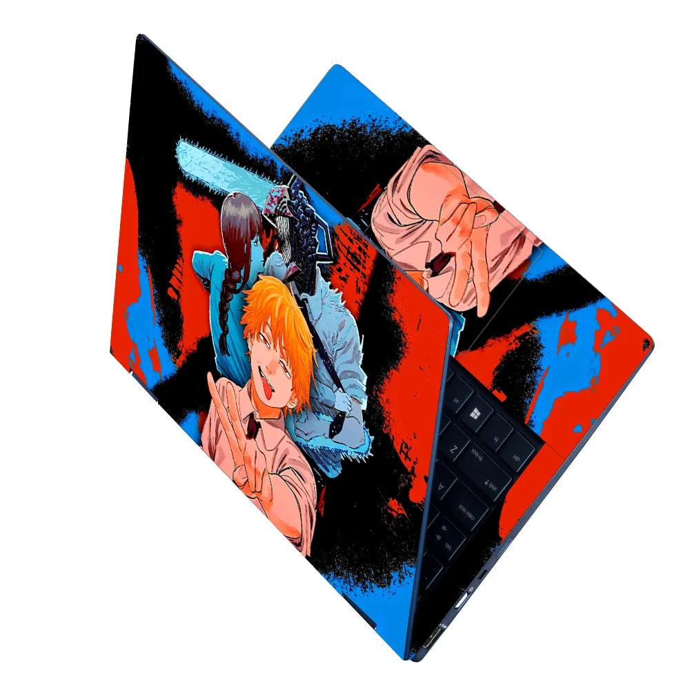 Chainsaw Man Anime Design Laptop Skin - View 2